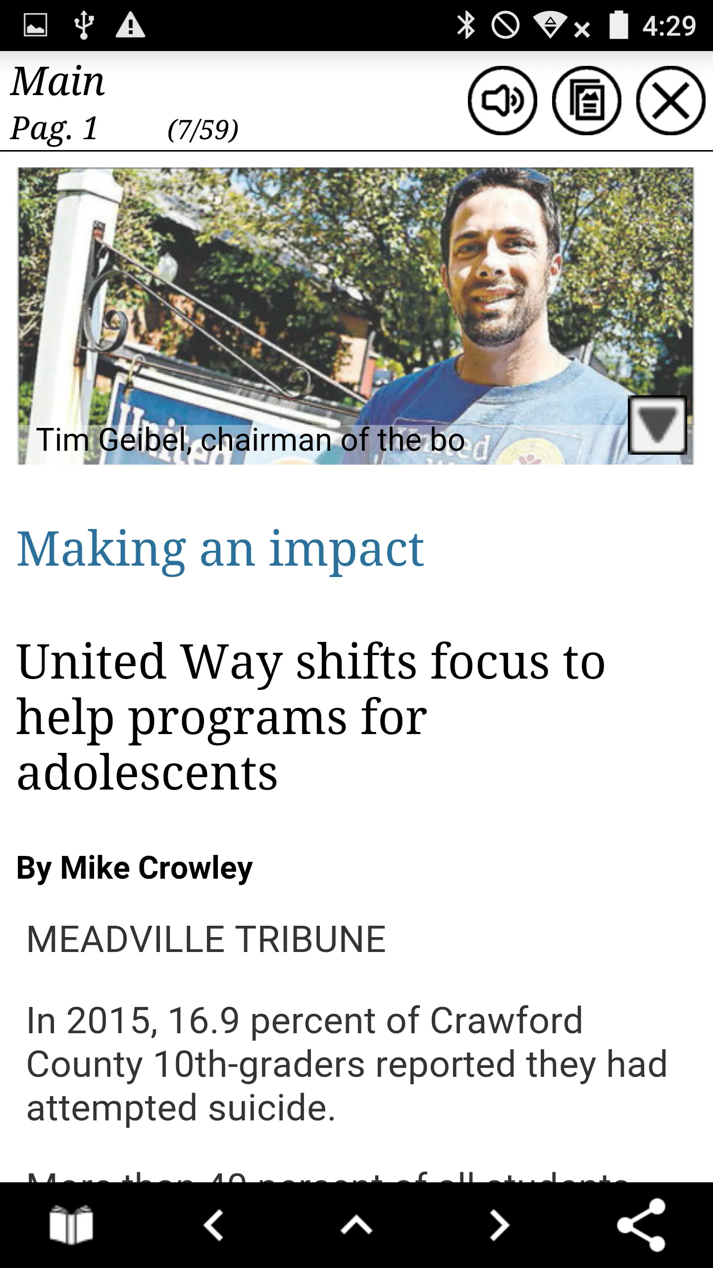 Meadville Tribune | Indus Appstore | Screenshot