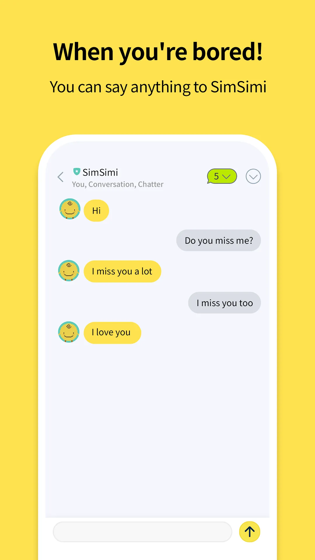 SimSimi | Indus Appstore | Screenshot