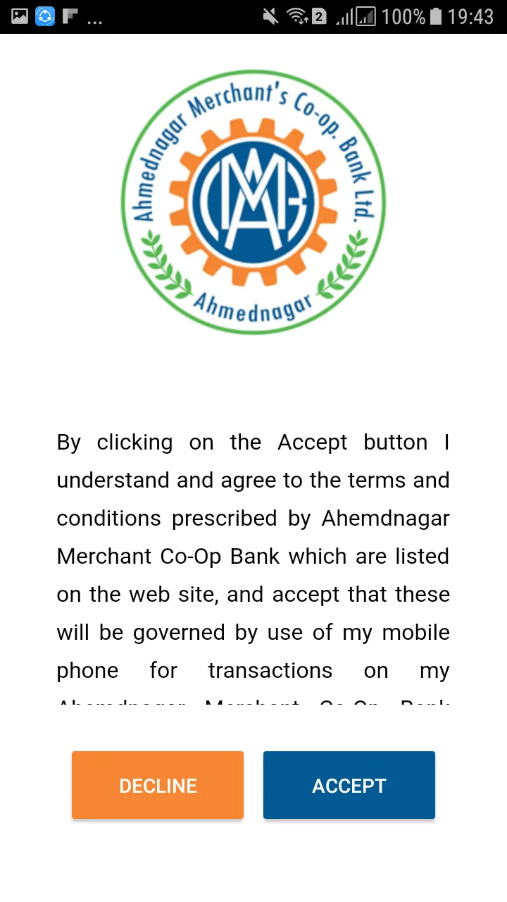 Ahmednagar Merchant Bank Mobil | Indus Appstore | Screenshot