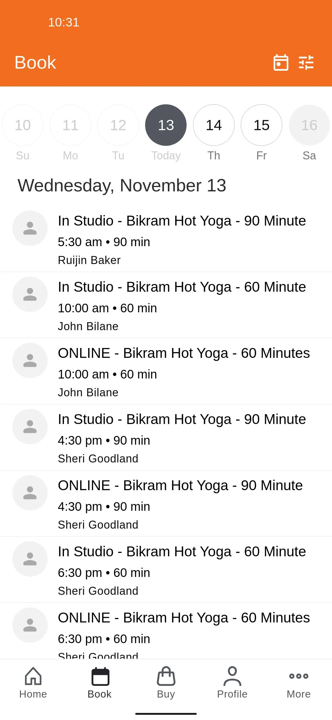 Bikram Hot Yoga Houston | Indus Appstore | Screenshot