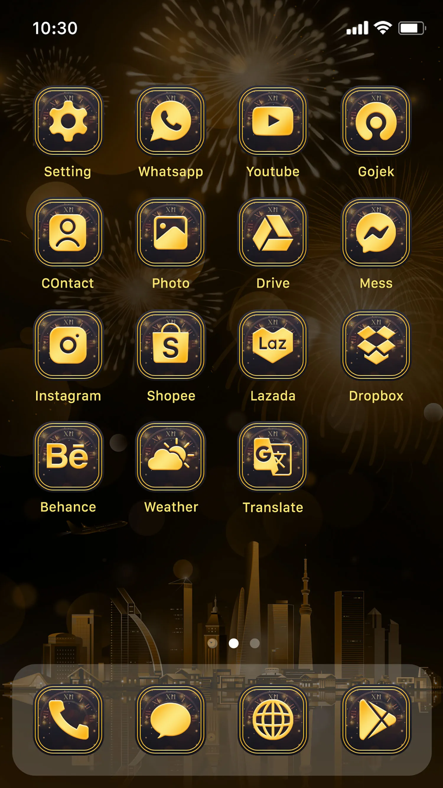 Wow Firework Theme - Icon Pack | Indus Appstore | Screenshot