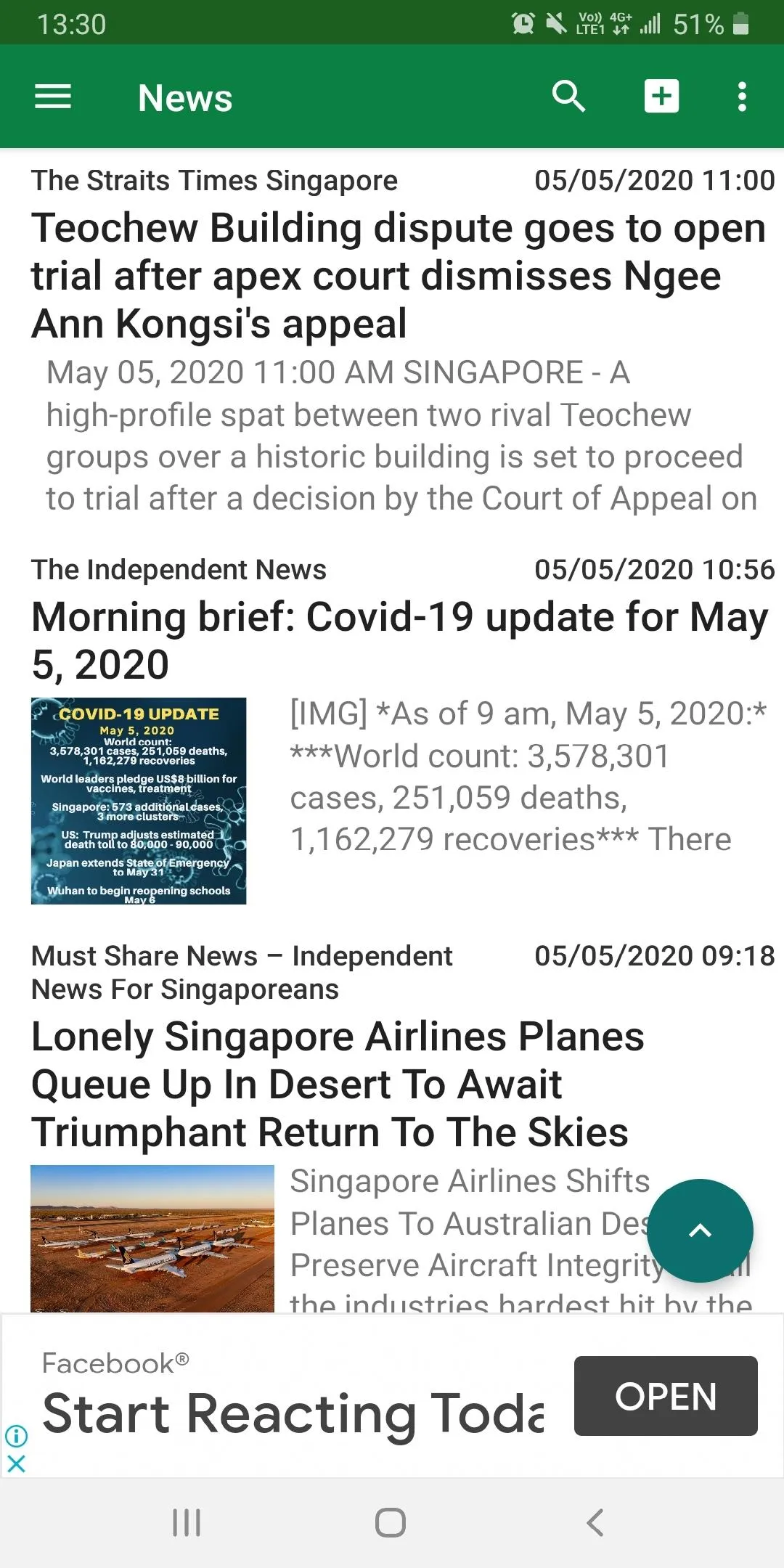 Singapore News | Indus Appstore | Screenshot