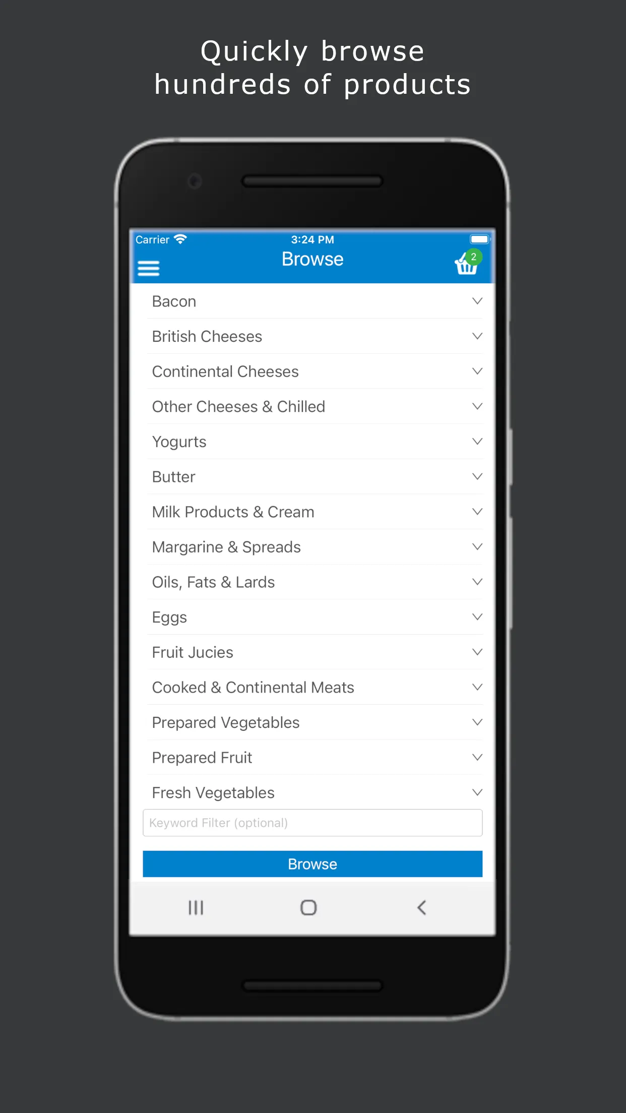 onCore Foodservice | Indus Appstore | Screenshot