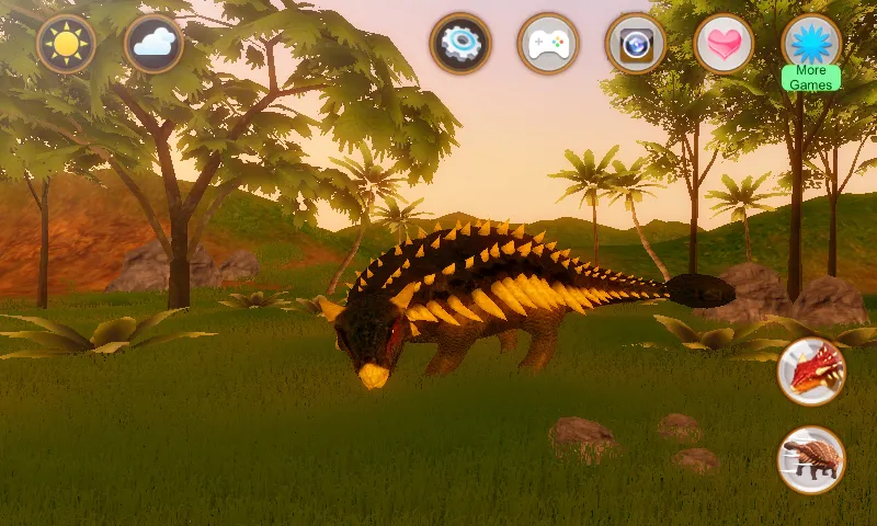 Talking Ankylosaurus | Indus Appstore | Screenshot