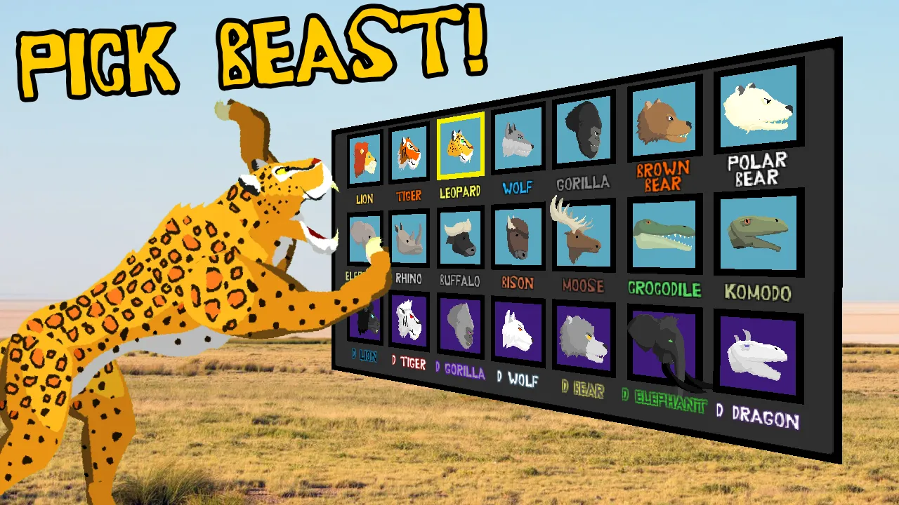 Wild Animals Fight Apex Beasts | Indus Appstore | Screenshot