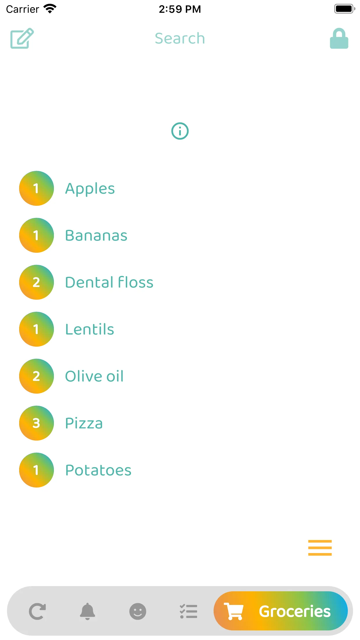 Grocery list • Habit tracker | Indus Appstore | Screenshot