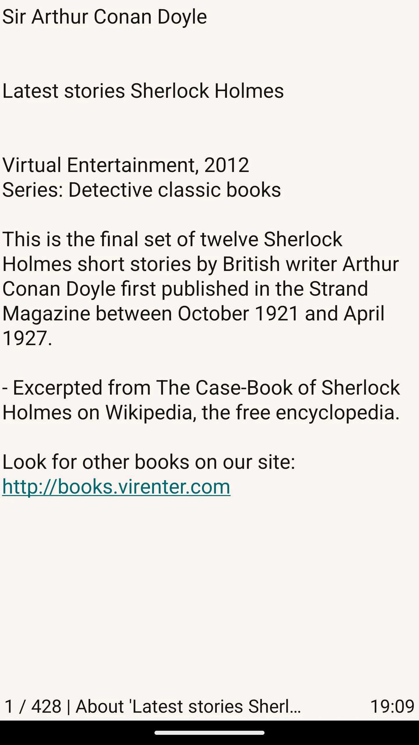 Latest stories Sherlock Holmes | Indus Appstore | Screenshot