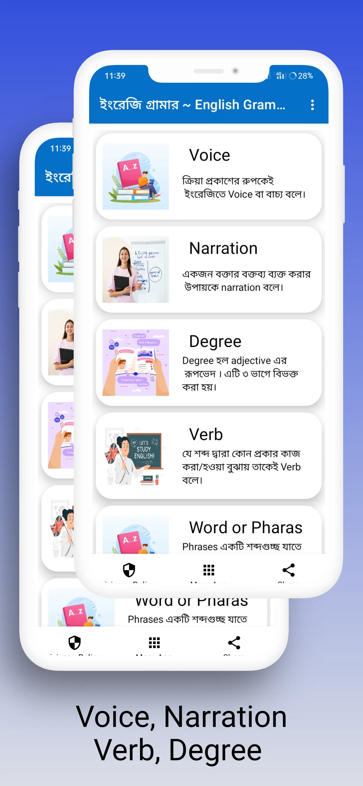 ইংরেজি গ্রামার English Grammar | Indus Appstore | Screenshot