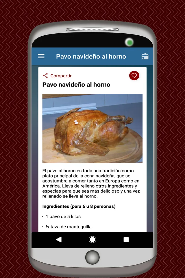 Recetas de Navidad | Indus Appstore | Screenshot