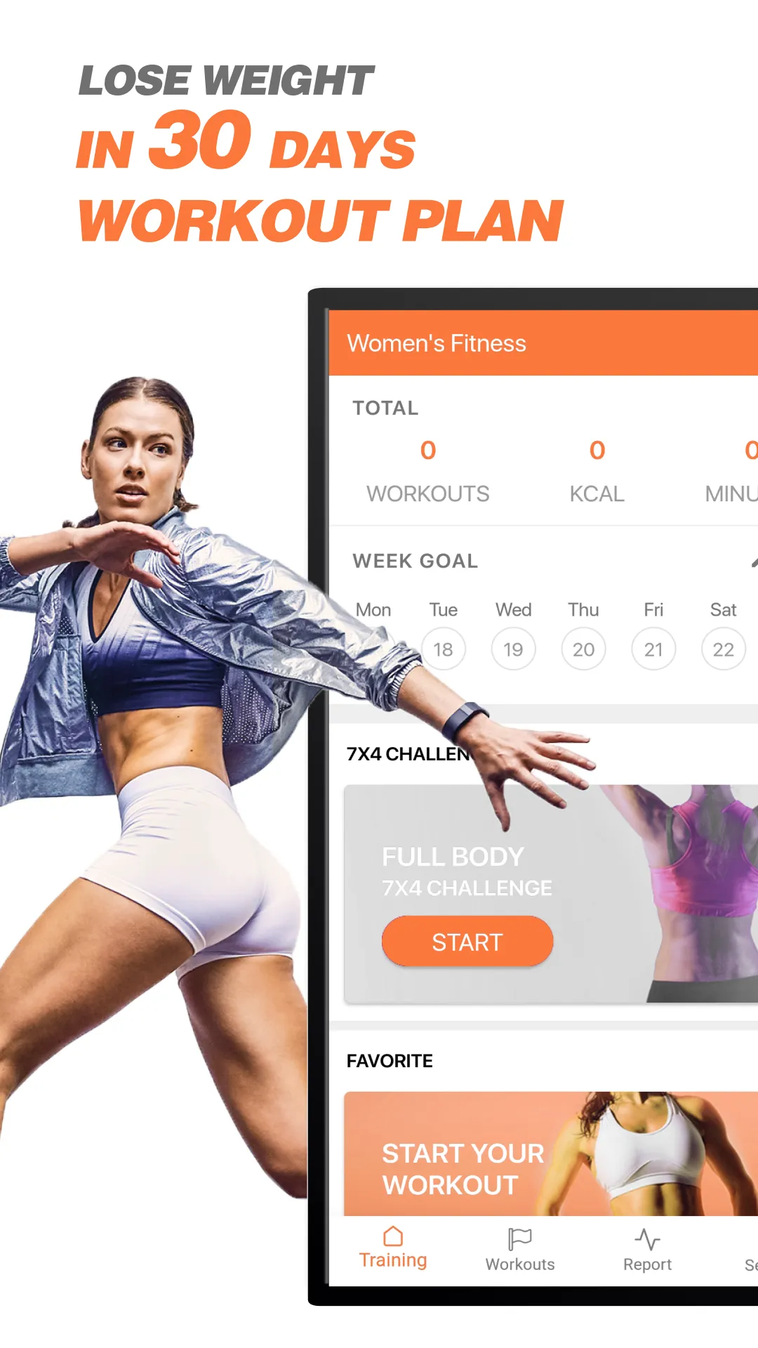 Female fitness: Lose weight &  | Indus Appstore | Screenshot