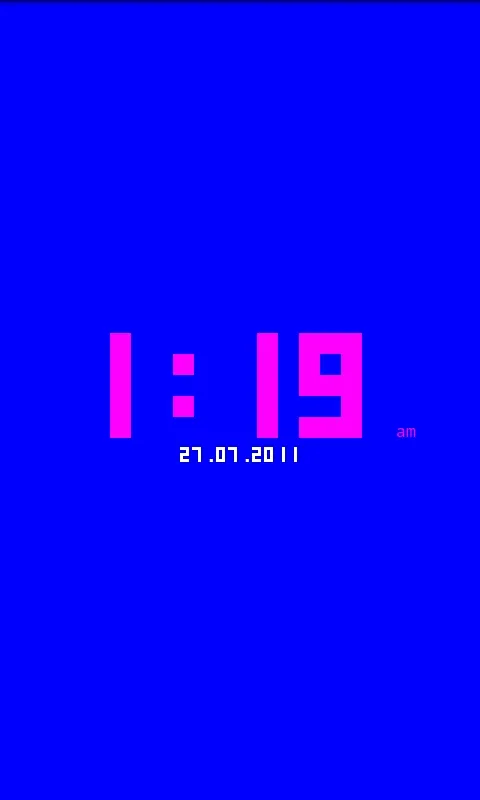 Terminal Clock | Indus Appstore | Screenshot