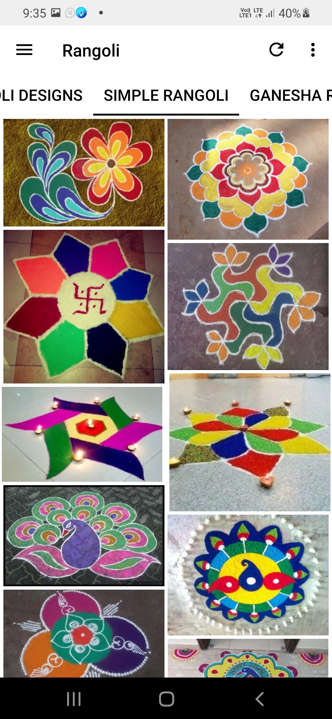 5000+ Latest Rangoli Design | Indus Appstore | Screenshot