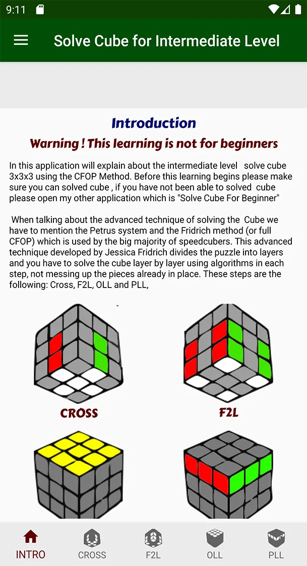 Solve Cube for Intermediate | Indus Appstore | Screenshot