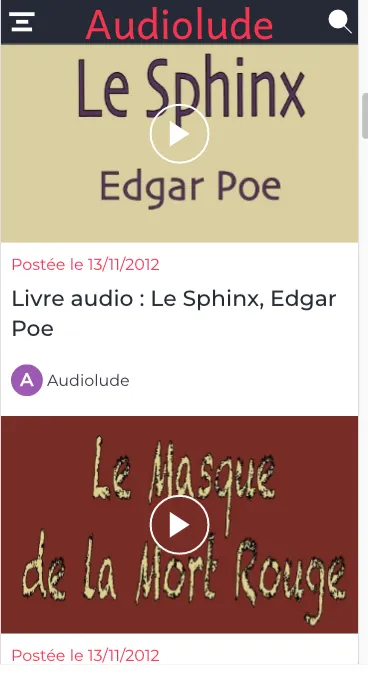 Livres audio - Audiolude | Indus Appstore | Screenshot