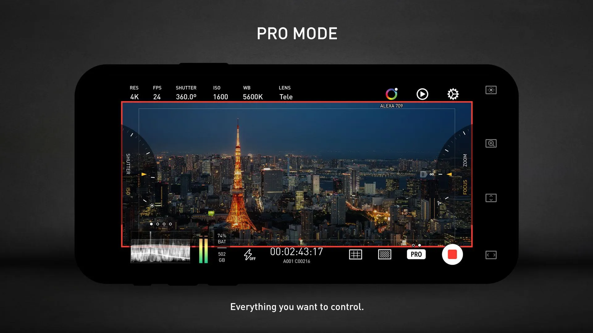 Protake - Mobile Cinema Camera | Indus Appstore | Screenshot