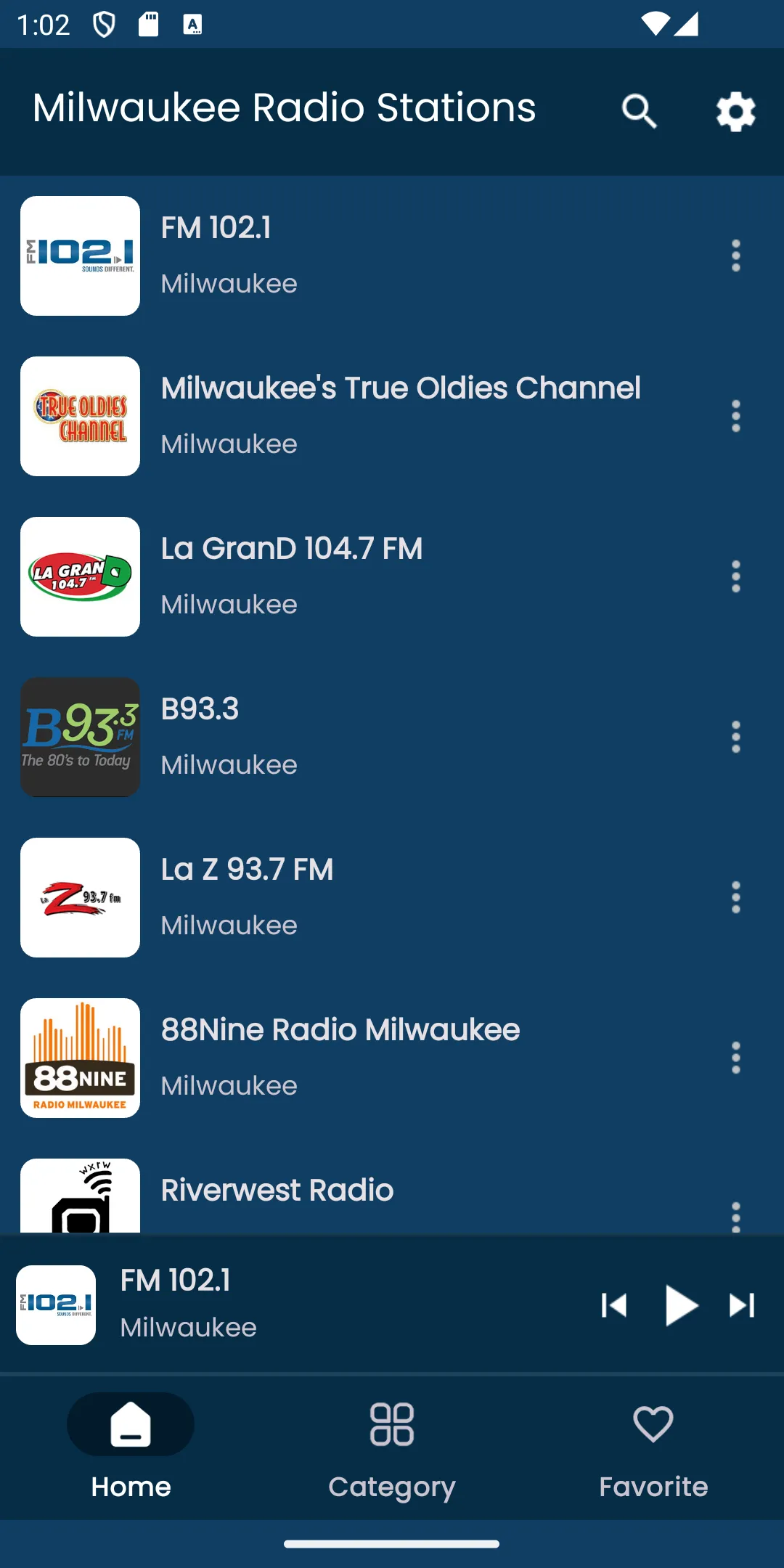 Radios from Milwaukee | Indus Appstore | Screenshot