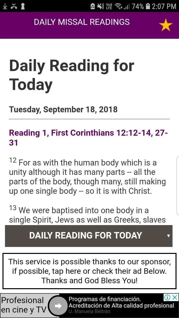 Daily Mass (Catholic Church Da | Indus Appstore | Screenshot