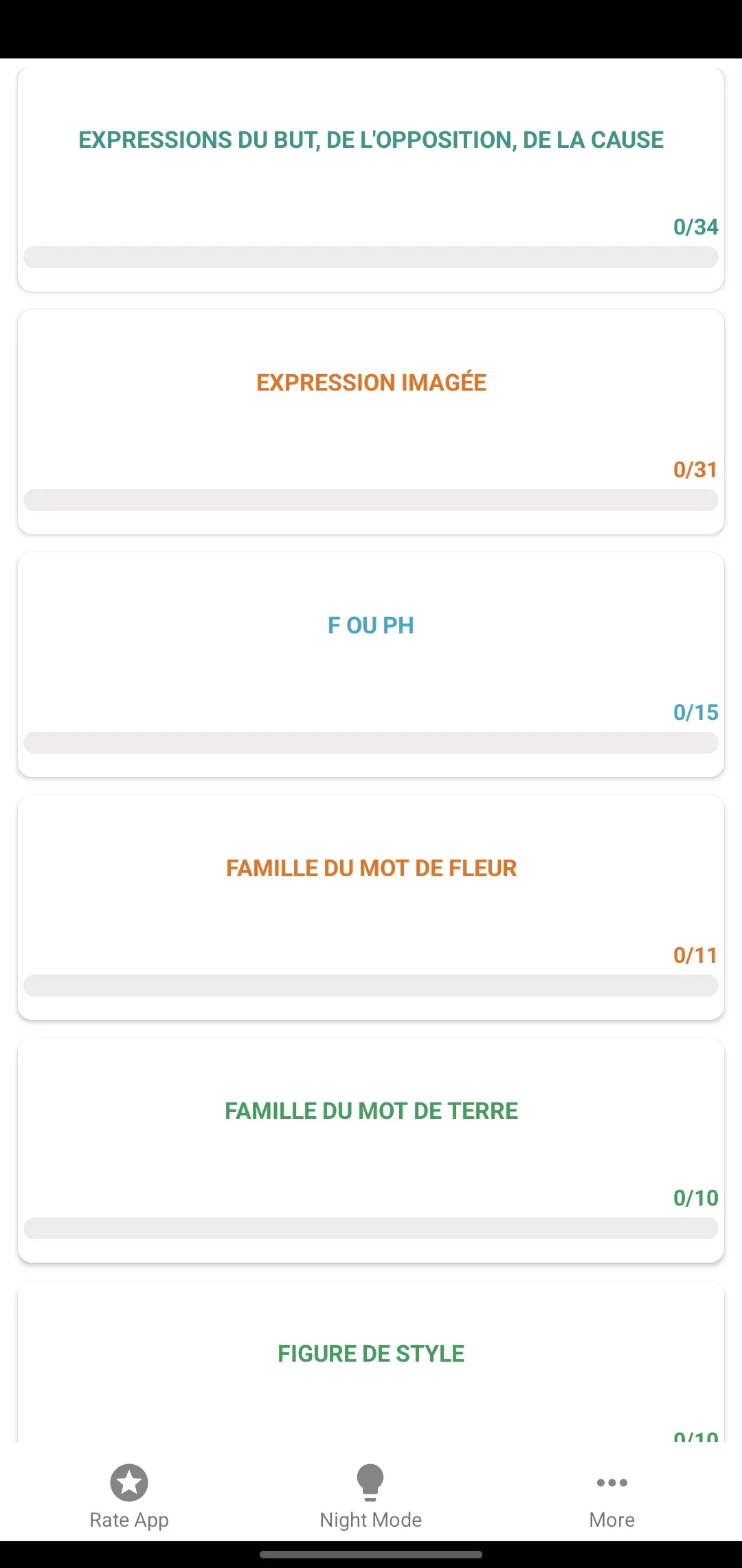French Grammar Test | Indus Appstore | Screenshot