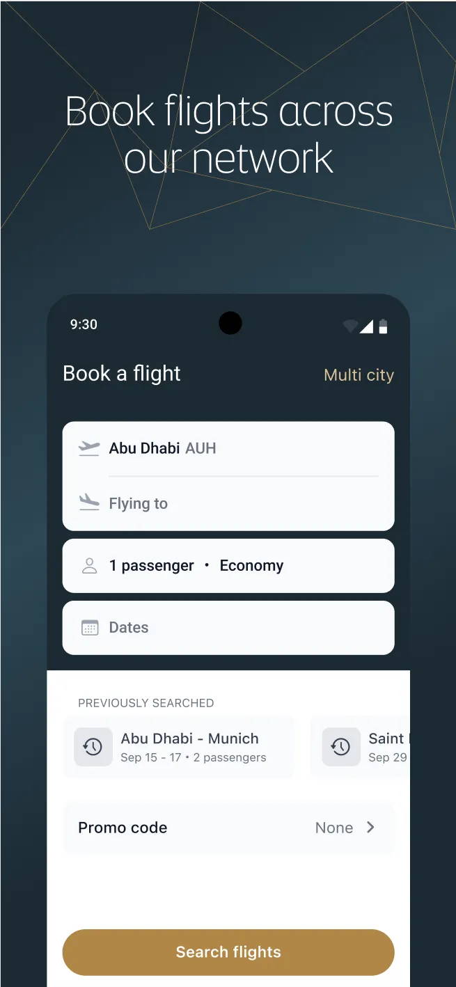 Etihad Airways | Indus Appstore | Screenshot
