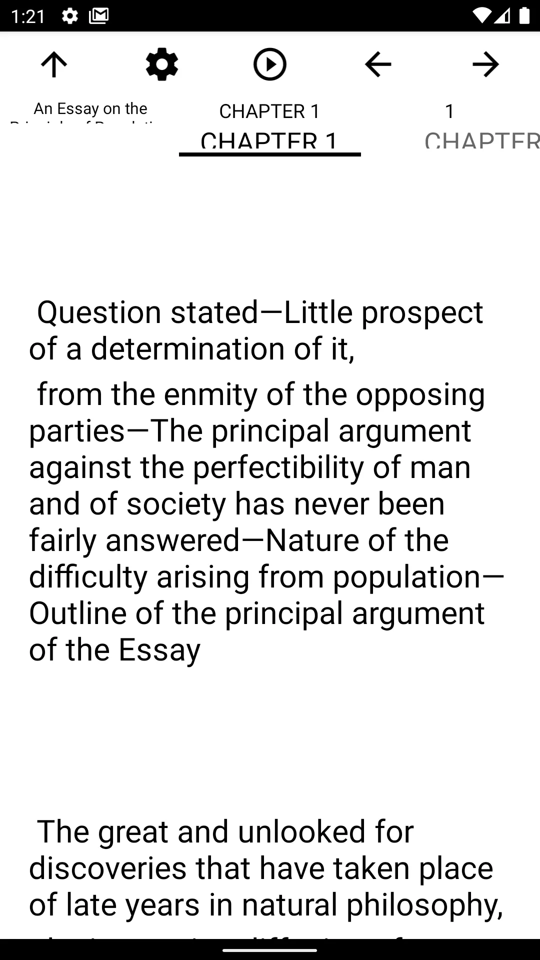 Book, An Essay on the Principl | Indus Appstore | Screenshot