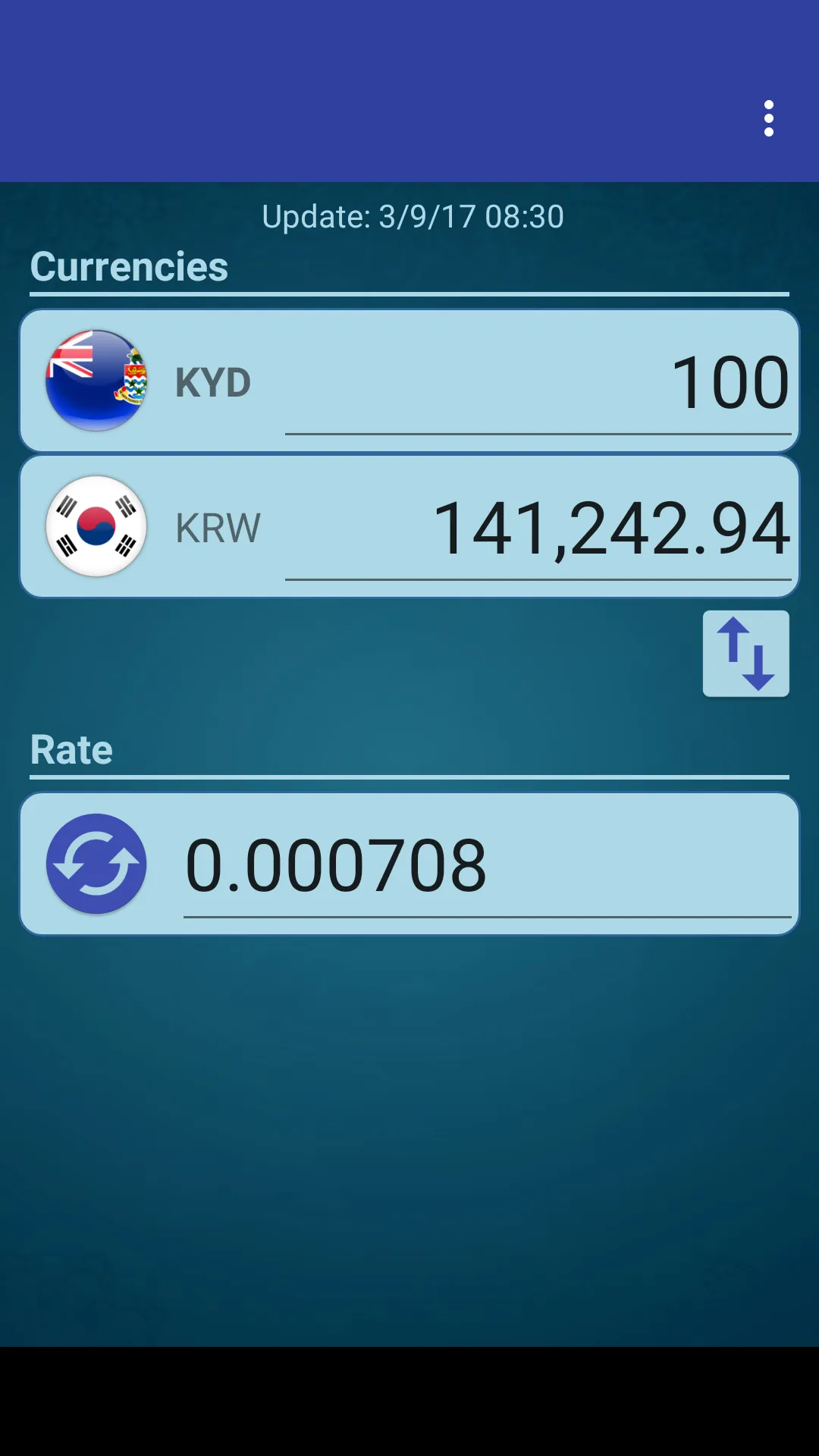 KRW Won x Cayman Isl. Dollar | Indus Appstore | Screenshot