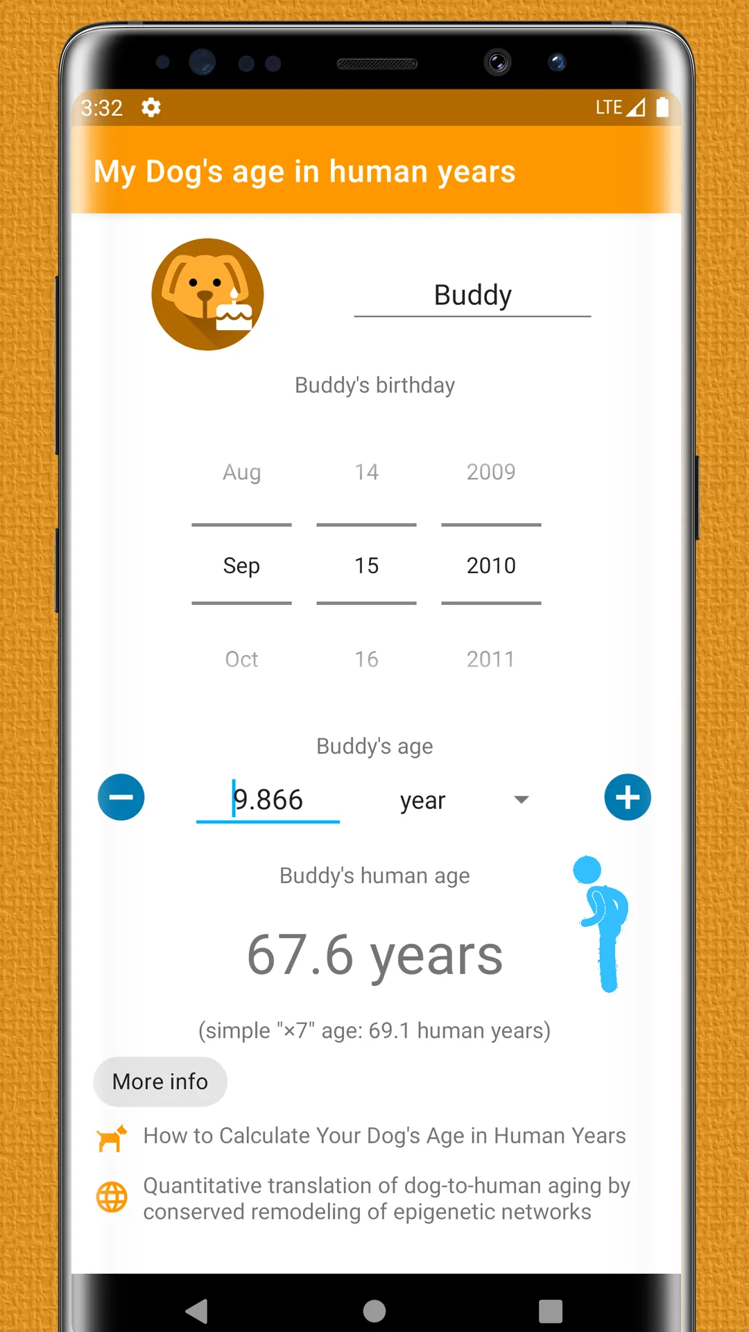 Dog's age in human years | Indus Appstore | Screenshot