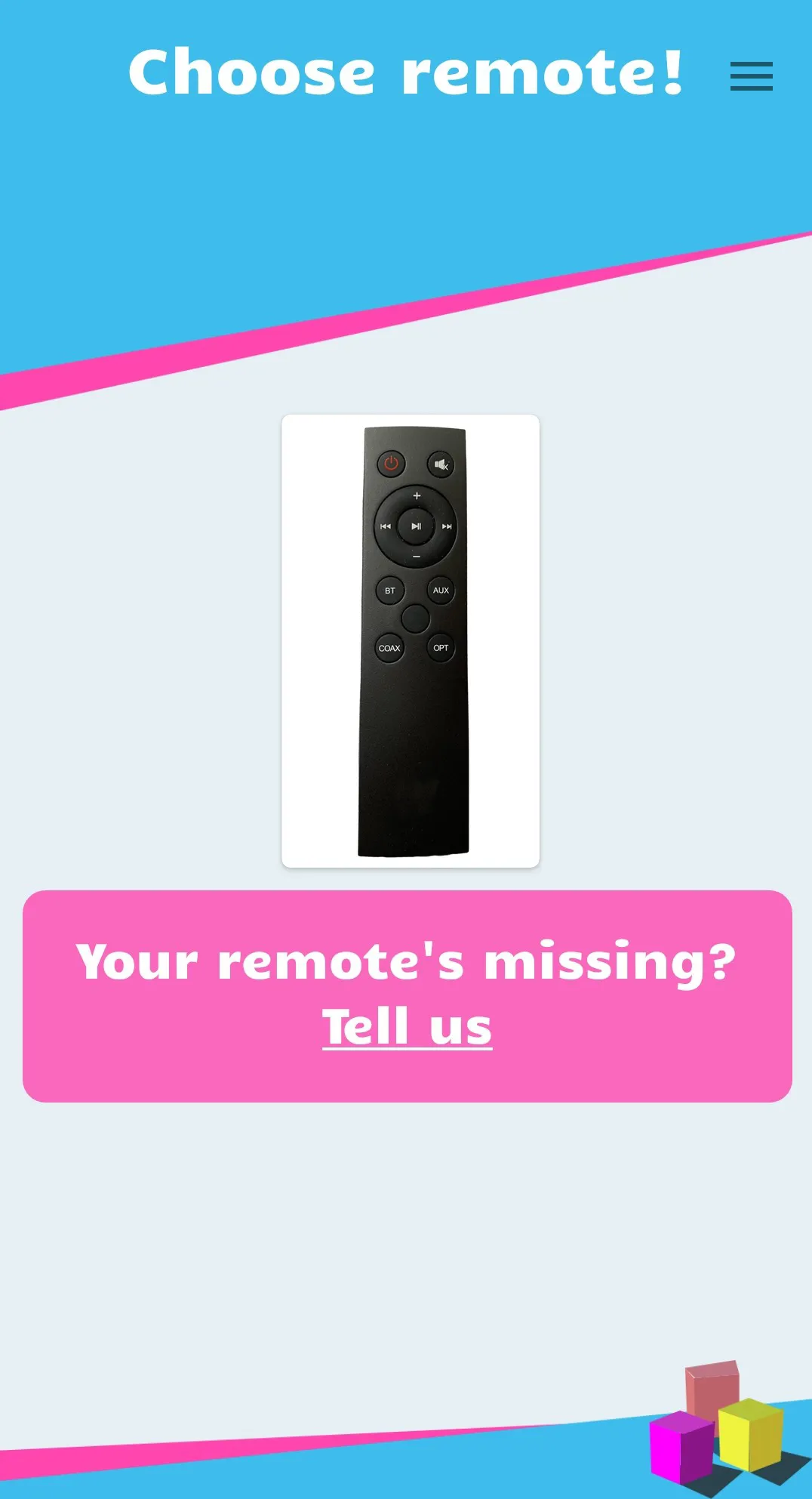 Remote for Taotronics SoundBar | Indus Appstore | Screenshot