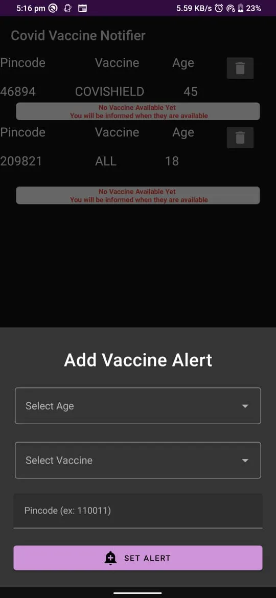 Vaccination Alerts For India | Indus Appstore | Screenshot