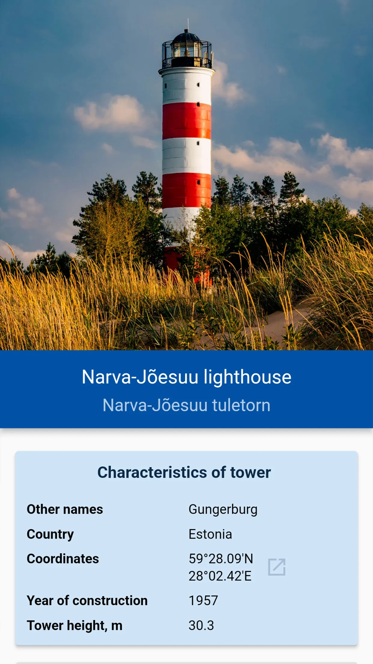 Lighthouses of Baltic States | Indus Appstore | Screenshot