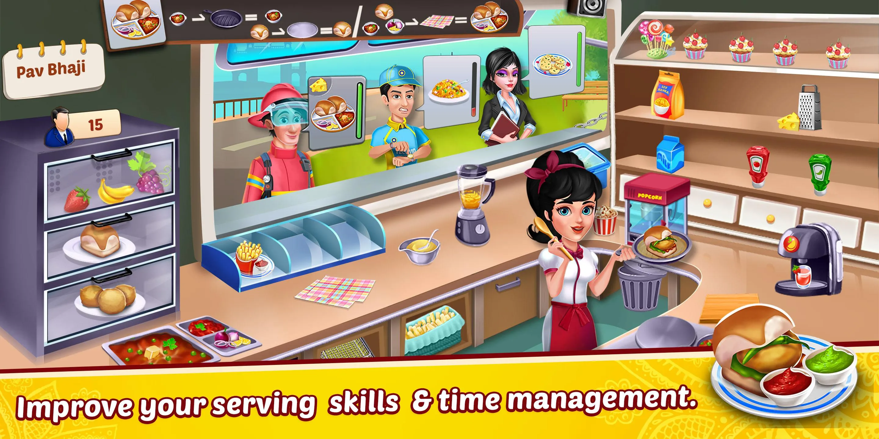 Food Truck - Chef Cooking Game | Indus Appstore | Screenshot