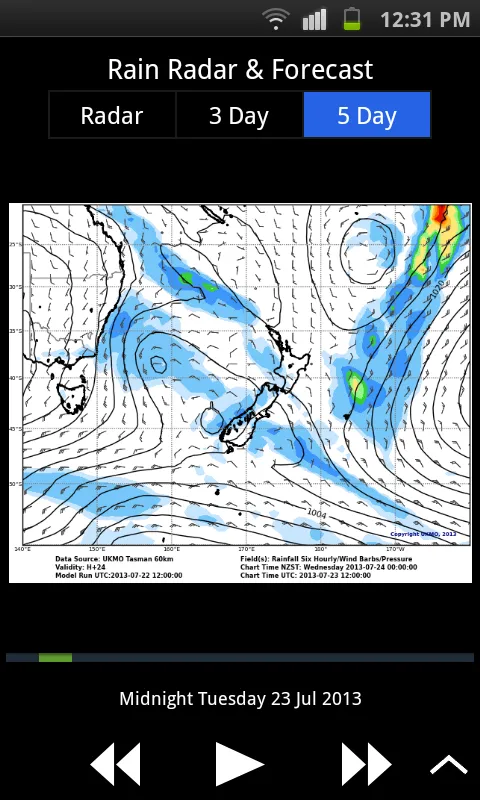 MetService Rural Weather App | Indus Appstore | Screenshot