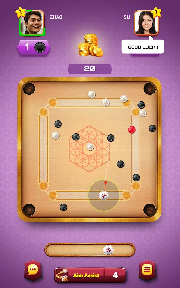 Carrom Board Online- Pool Game | Indus Appstore | Screenshot