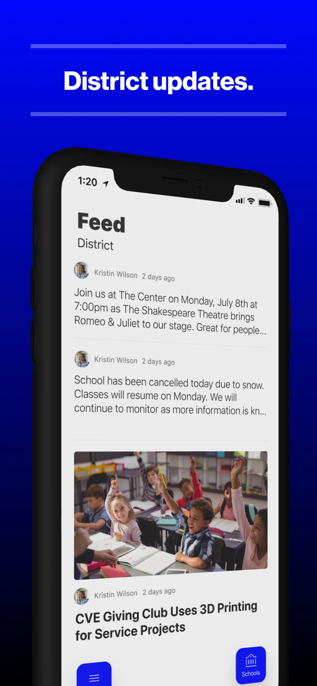 Oakwood ISD, TX | Indus Appstore | Screenshot