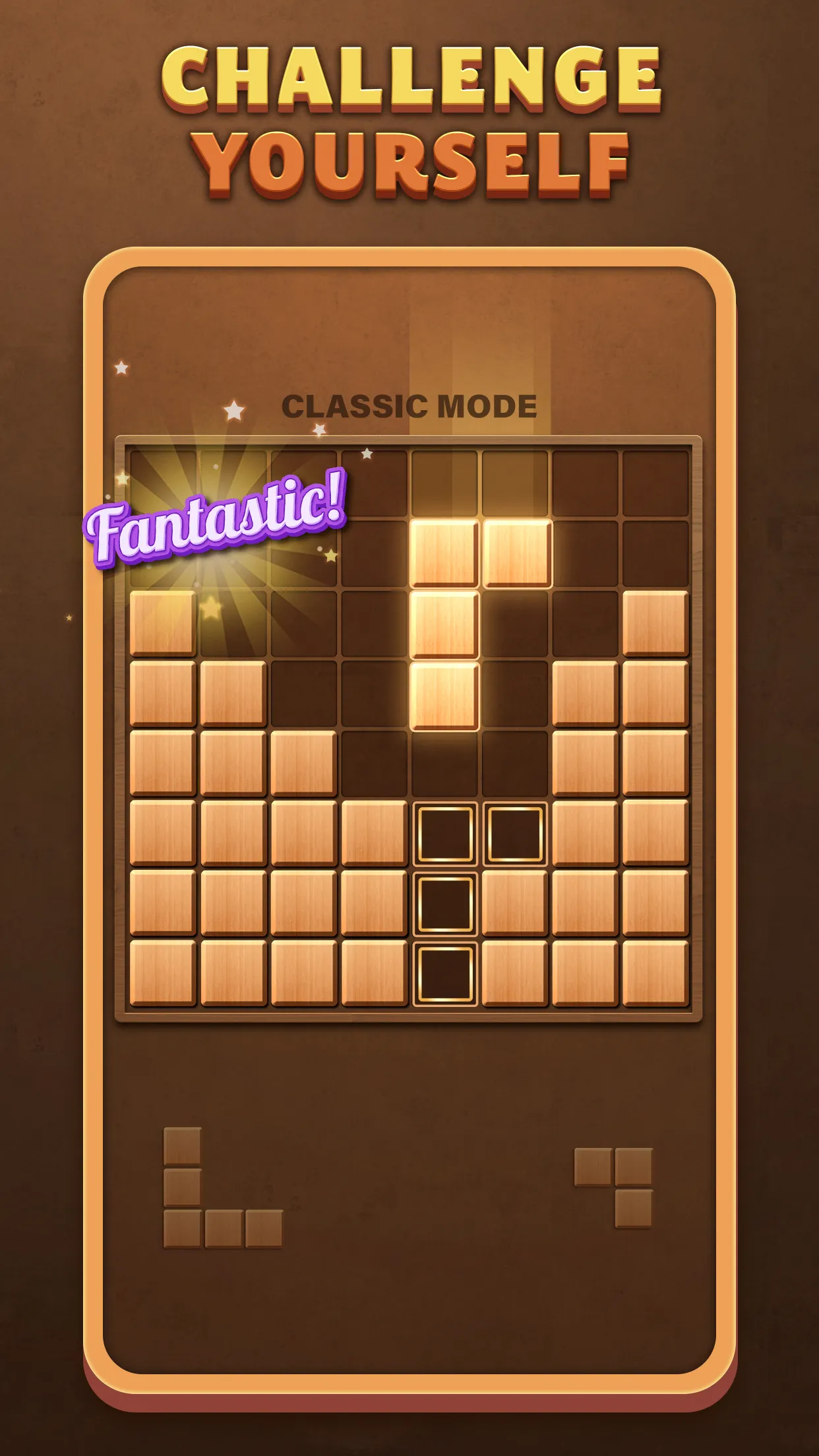 Fill Wooden Block 8x8 | Indus Appstore | Screenshot