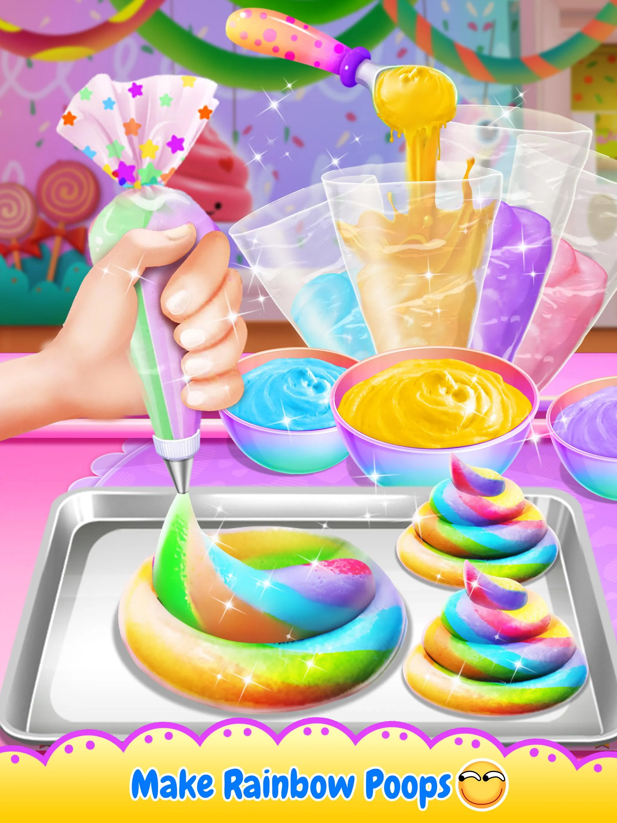 Unicorn Rainbow Poop Cookies | Indus Appstore | Screenshot