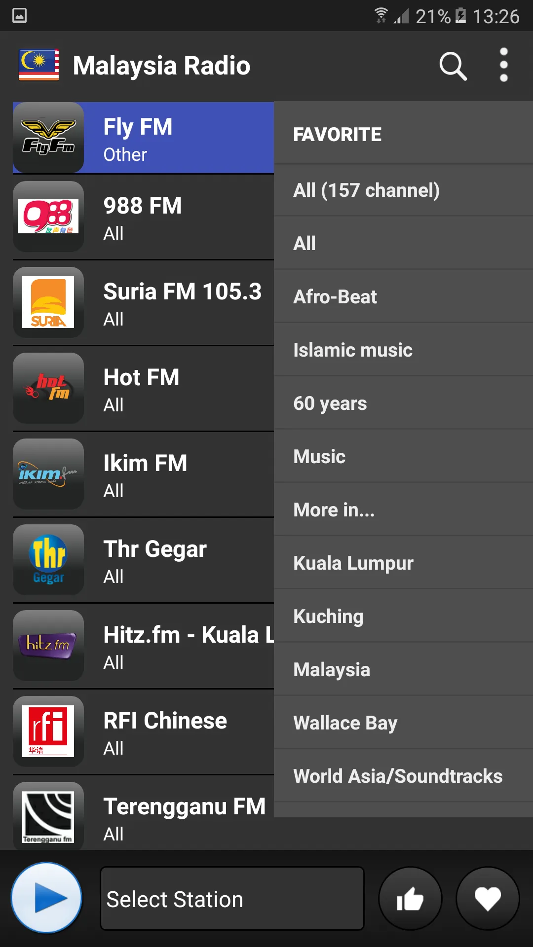 Malaysia radio online | Indus Appstore | Screenshot