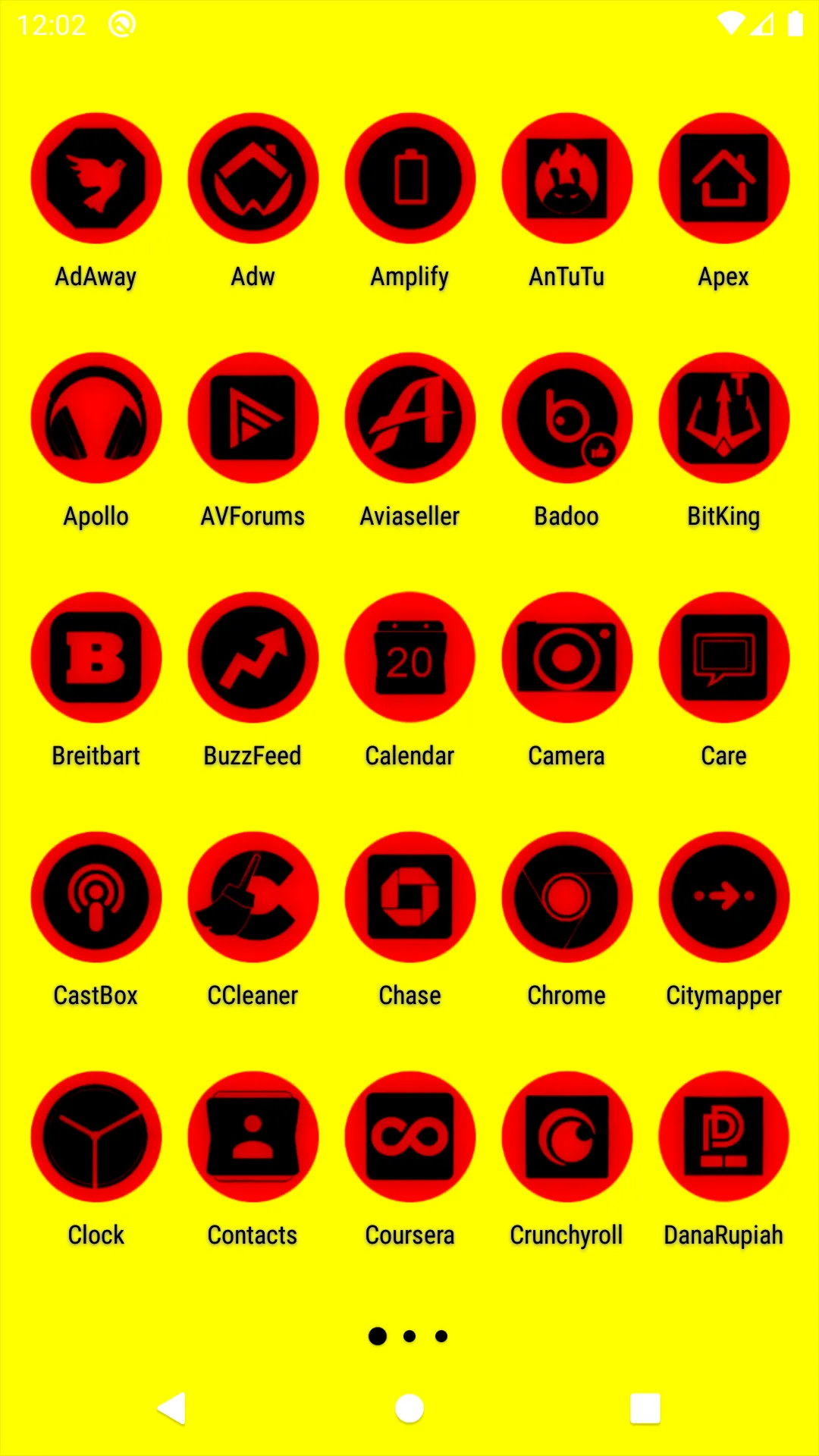 Oreo Red Icon Pack P2 | Indus Appstore | Screenshot