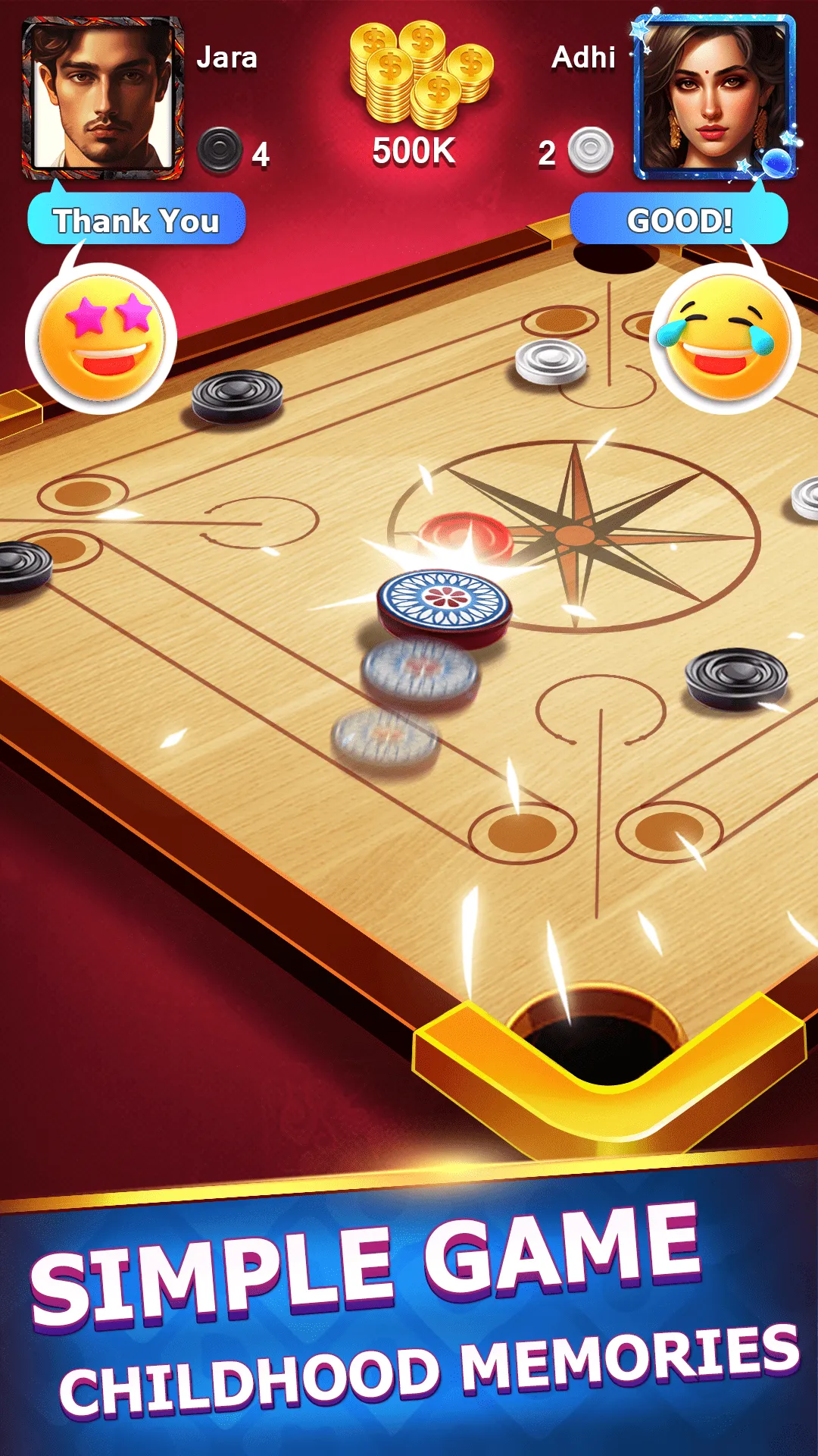 Carrom - A Disc Board Game | Indus Appstore | Screenshot