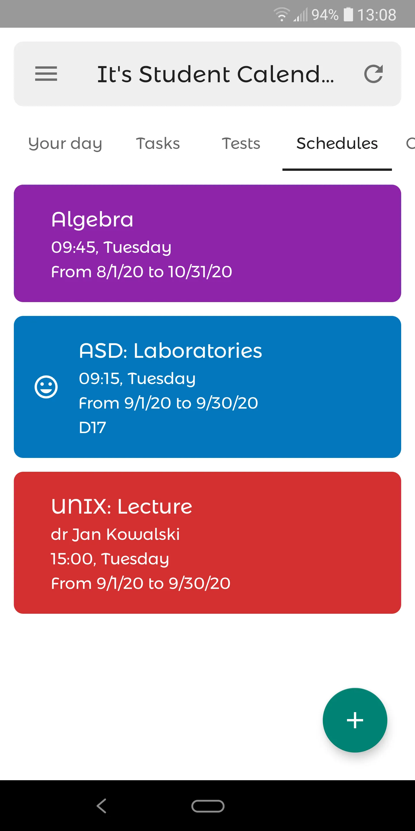 Student Calendar | Indus Appstore | Screenshot