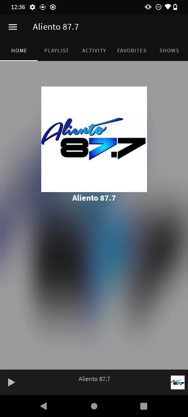 Aliento 87.7 FM | Indus Appstore | Screenshot