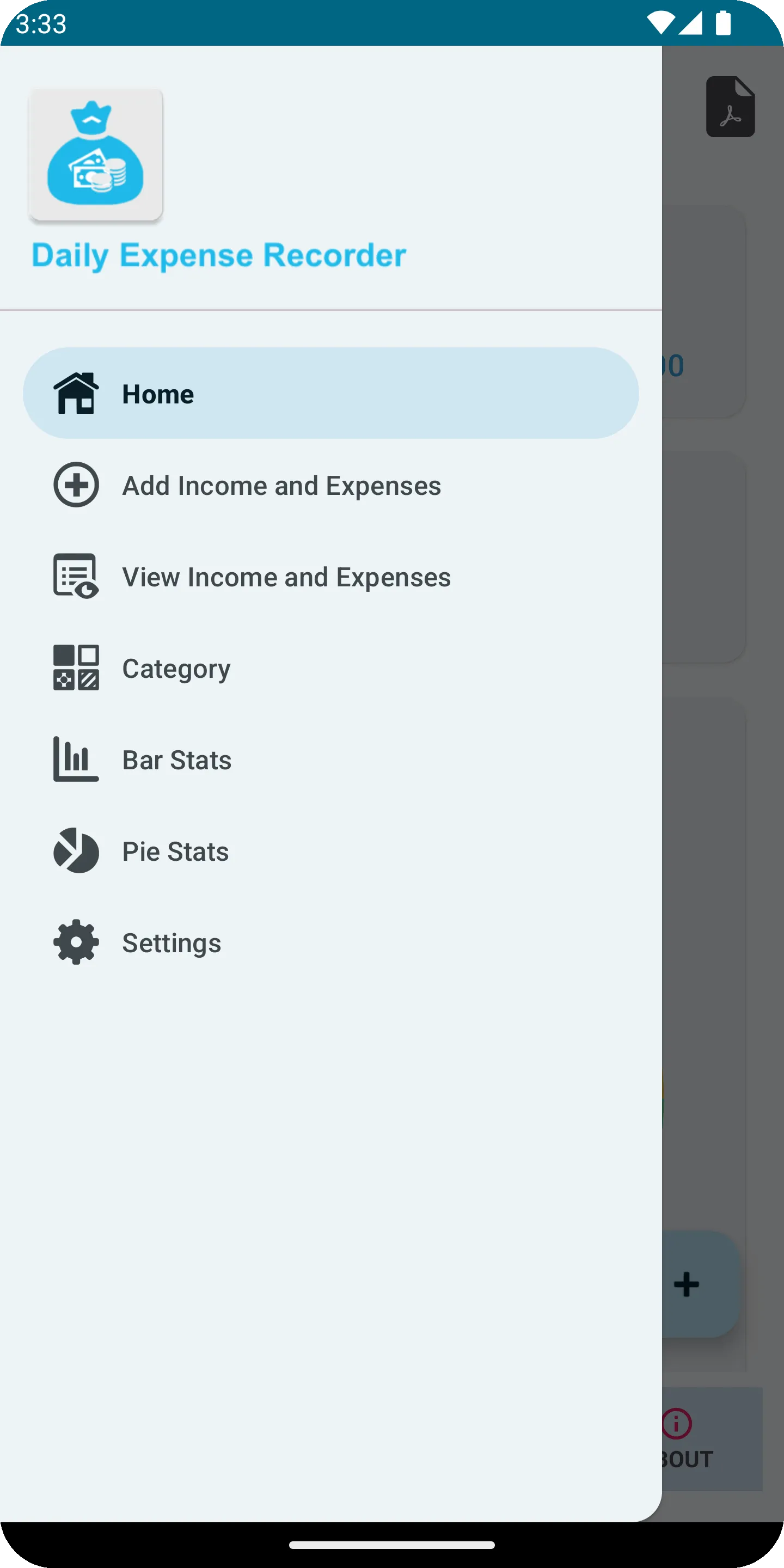 Daily Expense Recorder | Indus Appstore | Screenshot