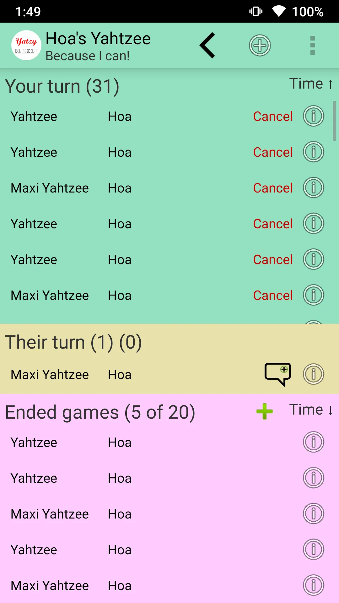 Hoa's Yahtzee | Indus Appstore | Screenshot