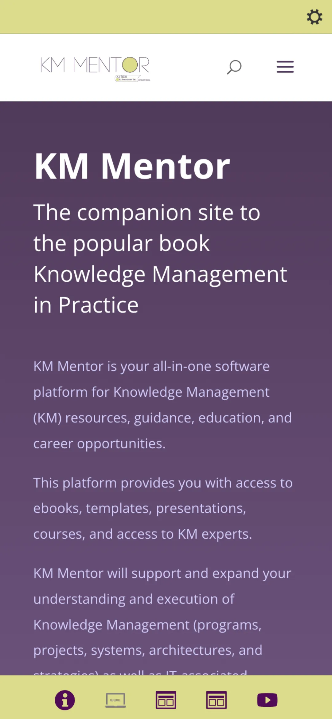 KM Mentor | Indus Appstore | Screenshot