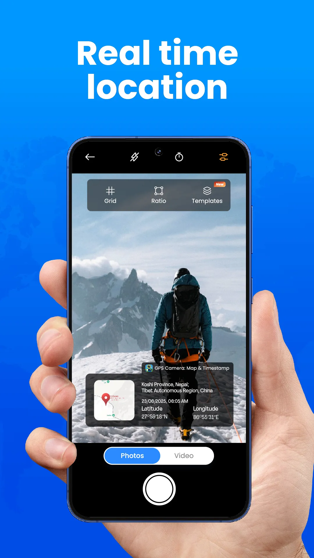 GPS Camera, Map & Timestamp | Indus Appstore | Screenshot