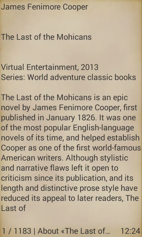 The Last of the Mohicans | Indus Appstore | Screenshot