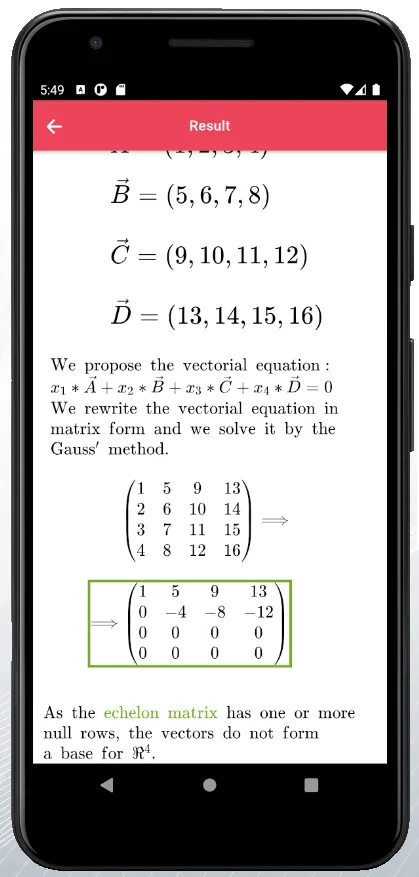 Vector Base Calculator | Indus Appstore | Screenshot