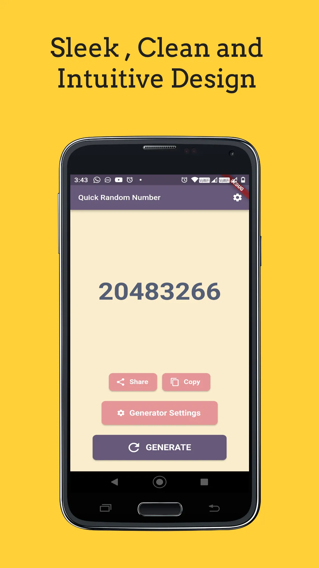 Random Number Generator | Indus Appstore | Screenshot