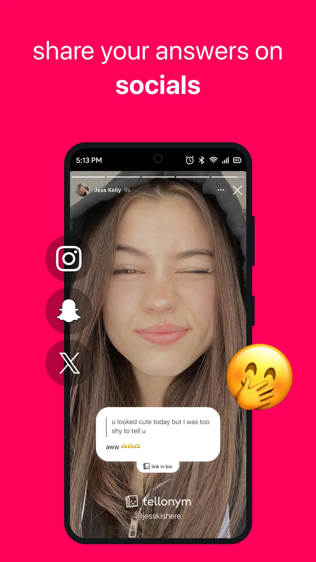Tellonym: anonymous questions | Indus Appstore | Screenshot