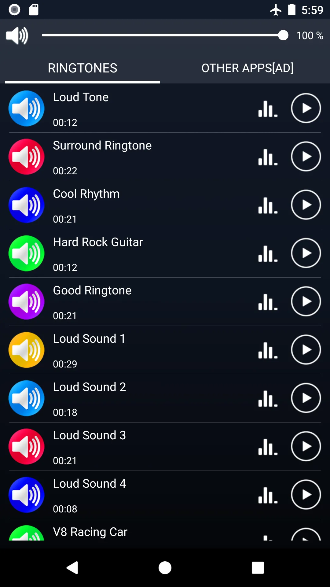 Loud Ringtones | Indus Appstore | Screenshot