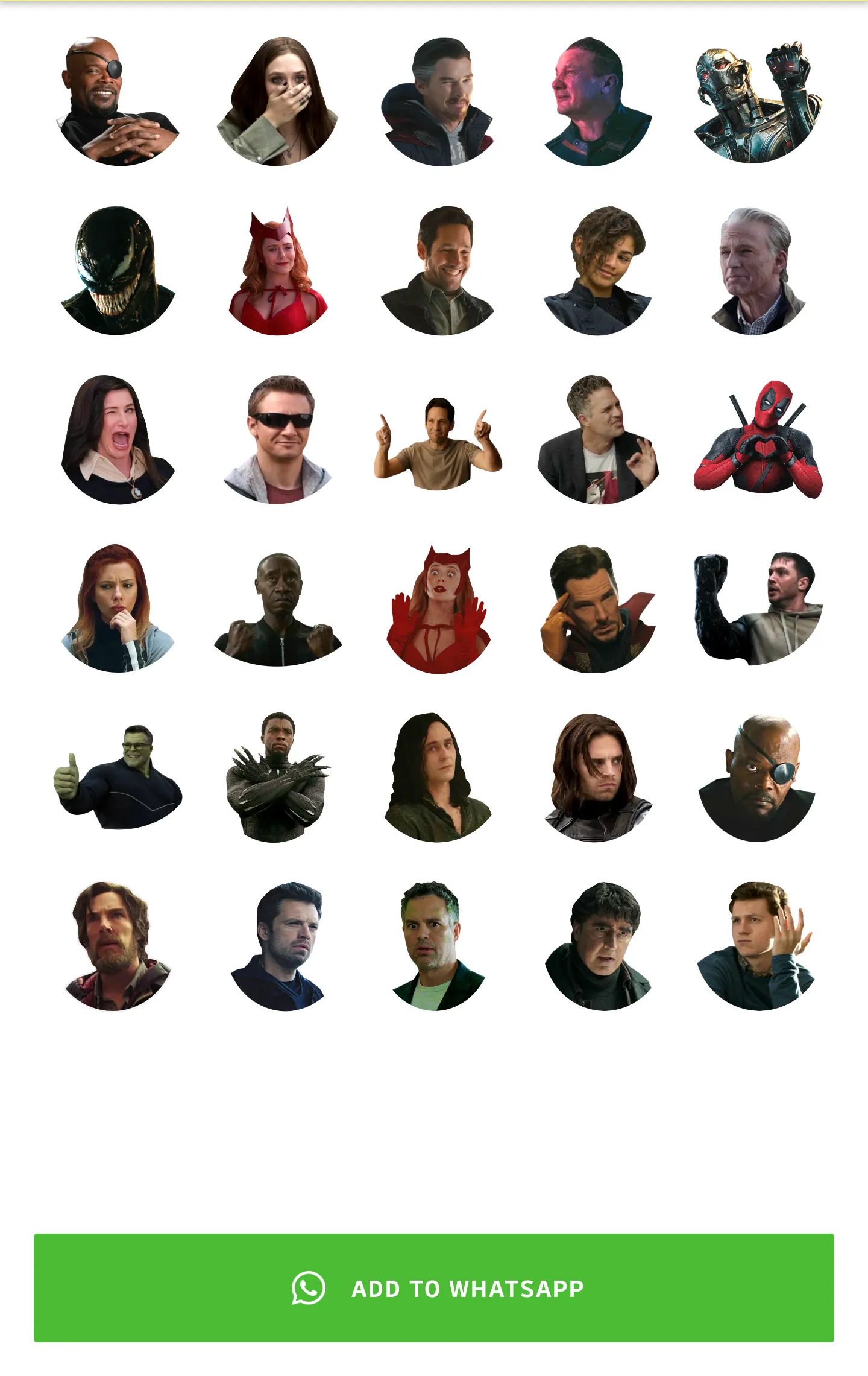 Superhero Stickers - WASticker | Indus Appstore | Screenshot